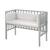 Berceau cododo 2en1 avec matelas et accessoires roba style Blanc / gris+Gris taupe / gris 7 - vertbaudet enfant 