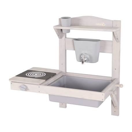 Cuisine extérieure à suspendre en bois fsc® + accessoires Gris+Teck 2 - vertbaudet enfant 