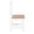 Set table et 2 chaises enfant aspect bois woody Blanc / aspect bois+Gris taupe / aspect bois 6 - vertbaudet enfant 