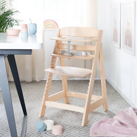 Chaise haute évolutive en bois sit up flex - utilisable jusqu'à la chaise d'adolescent Anthracite+Beige délavé+Blanc+Bois naturel+Cachemire / beige+Gris+Marron+Noir 20 - vertbaudet enfant 