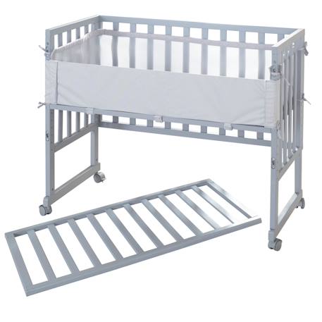 Berceau cododo 3en1 avec matelas et accessoires roba style Blanc / gris+Gris taupe 9 - vertbaudet enfant 
