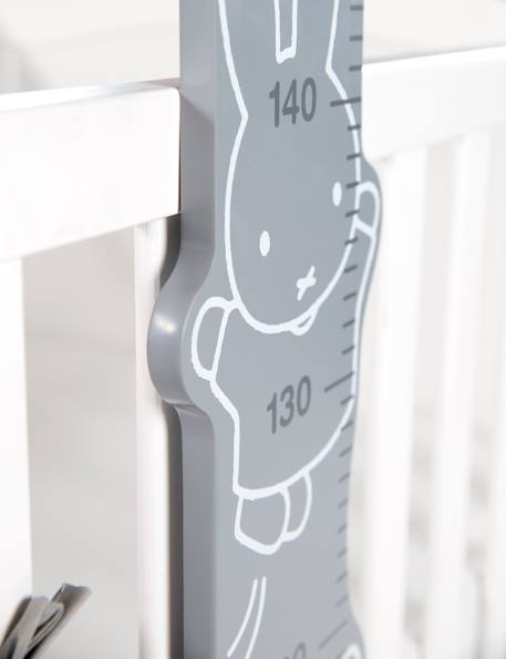 Toise murale miffy - échelle de 70 à 150 cm Blanc - bleu / pat' patrouille+Blanc - rose / peppa pig+Gris - blanc / miffy 12 - vertbaudet enfant 