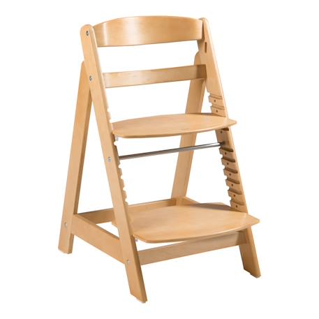 Chaise haute évolutive ingénieuse sit up click Blanc+Bois naturel+Gris taupe 10 - vertbaudet enfant 