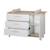 Commode à langer 3 tiroirs et 1 porte caro Gris clair / chêne doré 5 - vertbaudet enfant 
