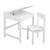 Bureau d'écolier avec rangement intégré et chaise Blanc 5 - vertbaudet enfant 