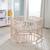 Parc bébé hexagonal en hêtre massif bio + tapis déperlant roba style Naturel - gris argenté 4 - vertbaudet enfant 