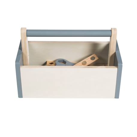 Boite à outils pour enfant 22 pièces Naturel, gris et blanc 6 - vertbaudet enfant 