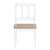 Set table et 2 chaises enfant aspect bois woody Blanc / aspect bois+Gris taupe / aspect bois 5 - vertbaudet enfant 