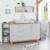 Commode à langer 3 tiroirs et 1 porte caro Gris clair / chêne doré 2 - vertbaudet enfant 
