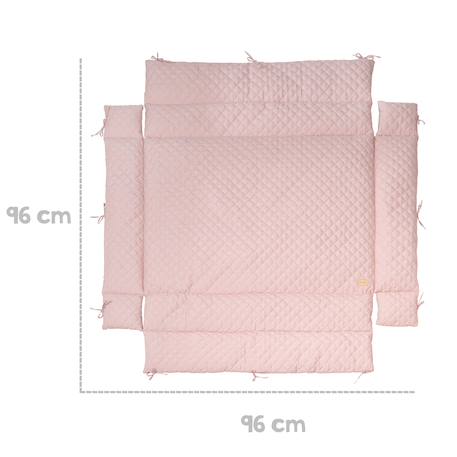 Tapis de parc bébé roba style Gris argenté+Rose / mauve+Vert givré 10 - vertbaudet enfant 