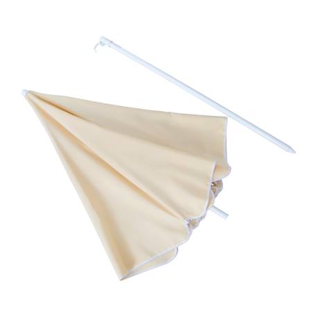 Parasol pour table piquenique enfant Jaune / passepoil blanc 1 - vertbaudet enfant 