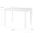Table rectangulaire à pieds en bois massif laqué Blanc 3 - vertbaudet enfant 