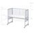 Berceau cododo 3en1 avec matelas et accessoires roba style Blanc / gris+Gris taupe 11 - vertbaudet enfant 