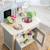 Cuisine enfant équipée avec accessoires et horloge Gris et naturel+Rose et naturel 2 - vertbaudet enfant 