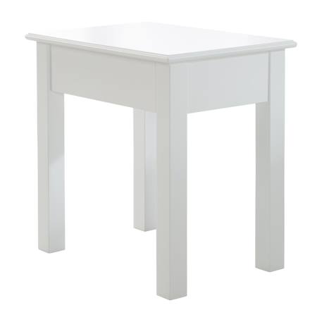 Coiffeuse enfant avec 3 miroirs et tabouret avec rangement Blanc+Rose 5 - vertbaudet enfant 