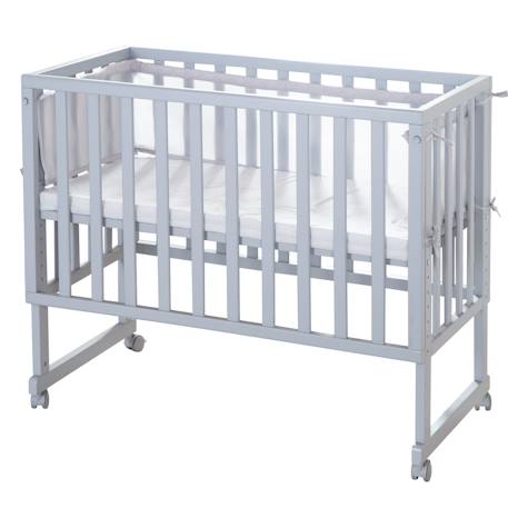 Berceau cododo 3en1 avec matelas et accessoires roba style Blanc / gris+Gris taupe 7 - vertbaudet enfant 