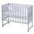 Berceau cododo 3en1 avec matelas et accessoires roba style Blanc / gris+Gris taupe 7 - vertbaudet enfant 