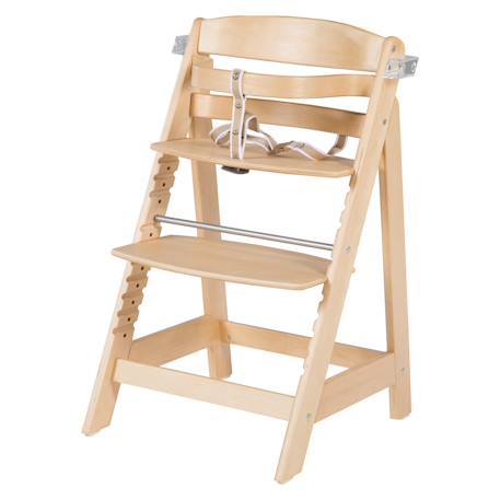 Chaise haute évolutive avec plateau repas amovible sit up click & fun Blanc+Gris taupe+Naturel 13 - vertbaudet enfant 