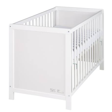 Lit bébé 2en1 cododo et lit indépendant avec matelas universal Blanc 3 - vertbaudet enfant 