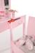 Coiffeuse enfant avec 3 miroirs et tabouret avec rangement Blanc+Rose 12 - vertbaudet enfant 
