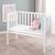 Berceau cododo 2en1 avec matelas et accessoires safe asleep Blanc+Gris taupe 2 - vertbaudet enfant 