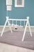Set de 5 jouets à suspendre pour arche d'éveil lil cutie Gris argenté / ourson+Rose / lapin 4 - vertbaudet enfant 