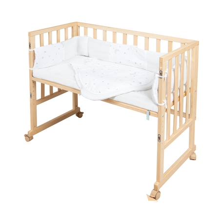 Berceau cododo 3en1 complet avec gigoteuse sternenzauber Blanc+Bois naturel 12 - vertbaudet enfant 