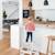 Tour d'apprentissage évolutive en bois Blanc+Gris anthracite 3 - vertbaudet enfant 