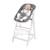 Chaise haute évolutive born up avec transat inclinable sternenzauber Blanc - grandes étoiles+Gris taupe - lapin miffy+Naturel - petites étoiles 2 - vertbaudet enfant 