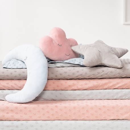 Coussin décoratif étoile pour chambre d'enfant roba style Bleu clair+Gris argenté+Rose pastel+Vert givré 17 - vertbaudet enfant 