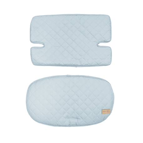 Coussins matelassés et déperlants pour chaises hautes sit up Bleu clair / bleu ciel+Gris argenté+Rose pastel+Vert givré 1 - vertbaudet enfant 