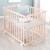 Parc bébé en bois massif + tapis déperlant roba style Naturel - gris argenté+Naturel - vert givré 2 - vertbaudet enfant 