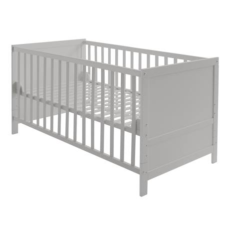 Lit bébé évolutif convertible en lit junior Gris taupe 1 - vertbaudet enfant 