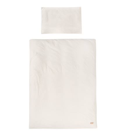 Parure de lit enfant en coton bio 2 pièces seashells Bleu indigo+Écru 7 - vertbaudet enfant 