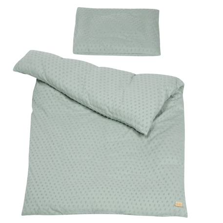 Parure de lit bébé et enfant en coton bio 2 pièces lil planet Bleu clair+Gris argenté+Rose pastel+Vert givré 19 - vertbaudet enfant 