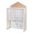 Théâtre de marionnettes avec cadre en bois massif Gris, blanc et rouge 4 - vertbaudet enfant 