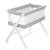 Berceau pliable avec matelas Blanc et gris 1 - vertbaudet enfant 