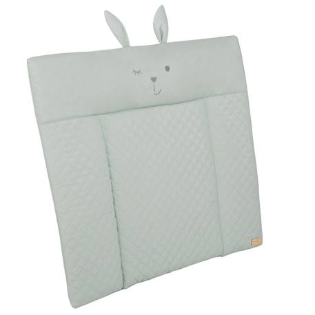 Matelas à langer déperlant à tête de lapin roba style Rose pastel+Vert givré 8 - vertbaudet enfant 