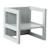 Chaise réversible en bois - tabouret évolutif 3 en 1 Beige+Blanc+Gris taupe 15 - vertbaudet enfant 