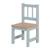 Set table et 2 chaises enfant aspect bois woody Blanc / aspect bois+Gris taupe / aspect bois 10 - vertbaudet enfant 