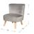 Mini fauteuil en velours et pieds en bois massif lil sofa Bleu clair+Gris argenté+Rose pastel 10 - vertbaudet enfant 