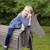 Cheval de jardin pour enfant en bois massif Gris+Teck 2 - vertbaudet enfant 