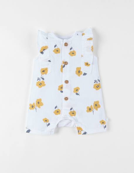 Combinaison style et confort crépon de coton Blanc 5 - vertbaudet enfant 