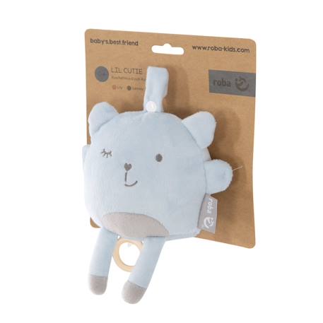 Peluche musicale lapin à suspendre - mélodie apaisante Bleu clair / ourson 4 - vertbaudet enfant 