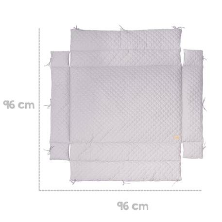 Tapis de parc bébé roba style Gris argenté+Rose / mauve+Vert givré 4 - vertbaudet enfant 