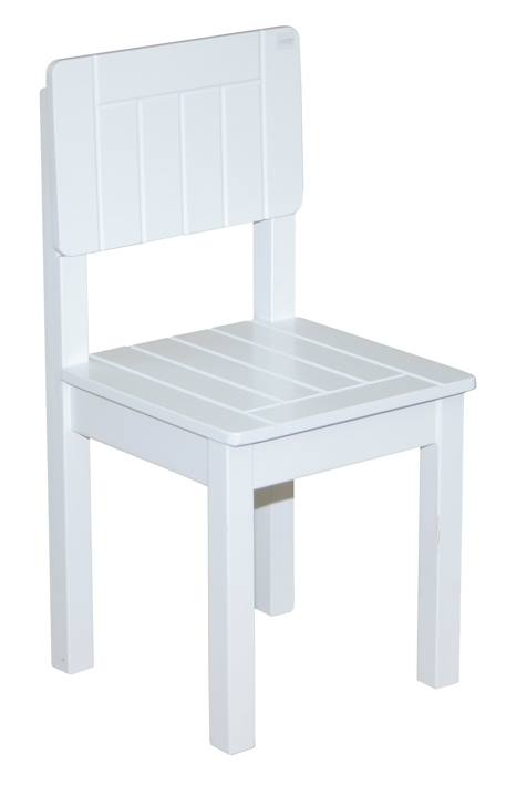 Chaise en bois massif style rustique pour enfants de 2 à 10 ans Blanc 1 - vertbaudet enfant 