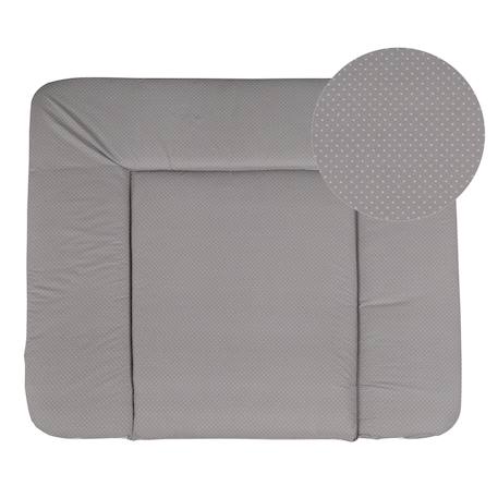 Matelas à langer imprimé Blanc - Étoiles LITTLE STARS+Blanc - Étoiles STERNENZAUBER+Blanc - gris / lapin miffy+Gris / pois+Vert pastel - woodland buddies 14 - vertbaudet enfant 