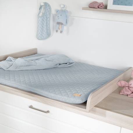 Matelas à langer déperlant et nettoyable roba style Bleu clair+Gris argenté+Rose pastel+Vert givré 2 - vertbaudet enfant 