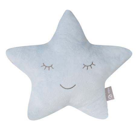 Coussin décoratif étoile pour chambre d'enfant roba style Bleu clair+Gris argenté+Rose pastel+Vert givré 1 - vertbaudet enfant 