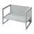 Table convertible en banc évolutif à 2 hauteurs d'assise Blanc+Gris 7 - vertbaudet enfant 